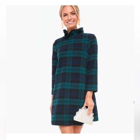 Tuckernuck Dresses & Skirts - Tuckernuck Blackwatch Plaid Daphne Dress NWT
